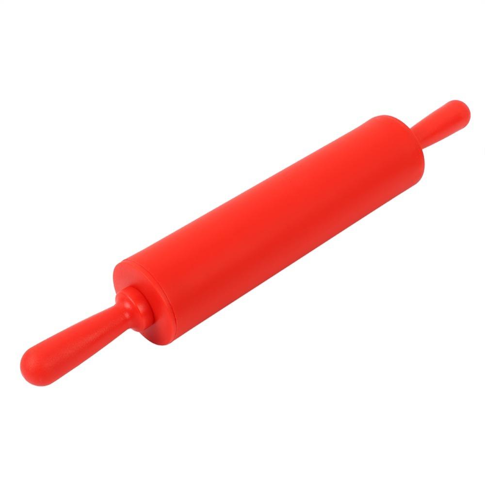 Food Grade Rolling Pins Non-Stick Cookie Dough Tool Durable Silicone Rolling Pin  Dough Preparation