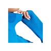 Adidas Blue Version Knit Sweater Solid Color Loose High Neck Pullover Long Sleeve Women sweater IL8535