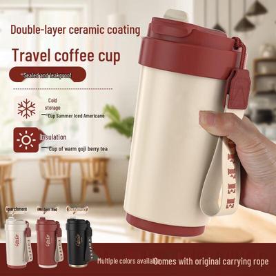 Yimi 316SS Smart Temperature Display Vacuum Insulated Coffee & Travel Mug, 450ml