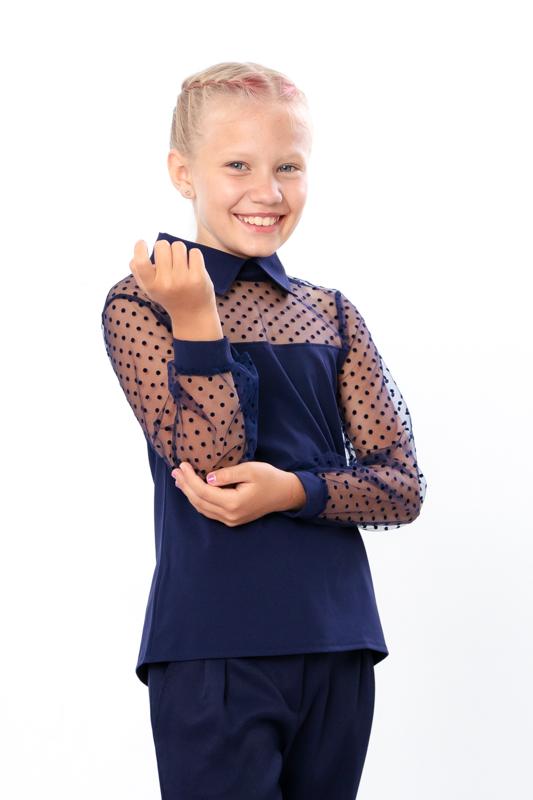 Girls’ School Blouse – Stylish & Practical for Everyday Wear, Any Season, 6138-066 HC