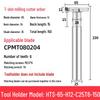 CNC T-Slot Milling Cutter with HTS Three-Sided Blade, Shank Thickness: 6, 8, 10, 12 Mm