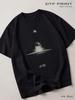 Black T-shirt Allt (Ollt), Metal Back In