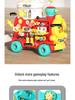 Baby Walker Stroller: Multi-functional Ride-On Steam Train Educational Toy