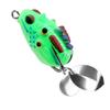 Frogs Lures Blackfish Baits 3.5cm PVC Frogs Lures Fishing Lures Simulated Soft Frogs Baits with Double Hook & Blade