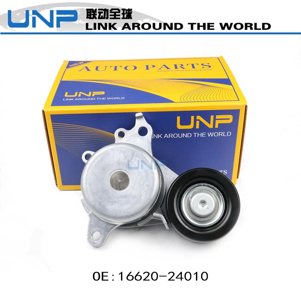 

16620-24010 Belt Tensioner Pulley for TOYOTA RAV4 COROLLA CAMRY AVALON LEVIN WILDLANDER LEXUS ES200 UX200 1.5L 2.0L 2018- 1 pcs
