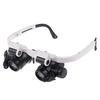 Stylish And Durable Headband Glasses With Led Lights 8X 15X 23X Watchmaker Jeweler Magnifier