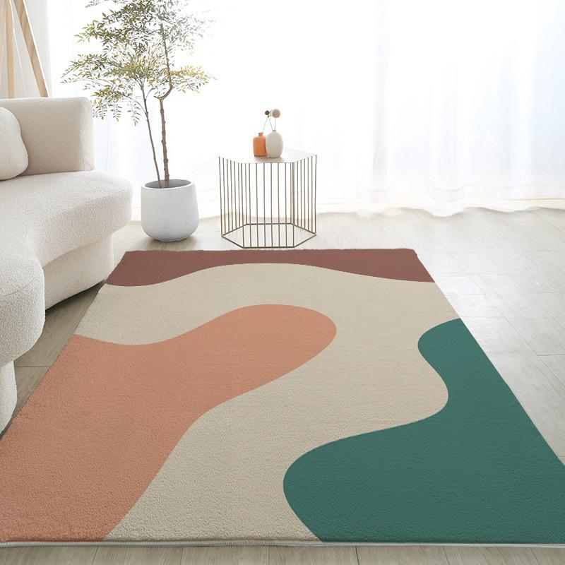 

Modern Geometry Carpet in the Living Room Sofa for Luxury Bedroom Girl Bedside Decoration Home Accessories Large Rug Essentials 40x60cm