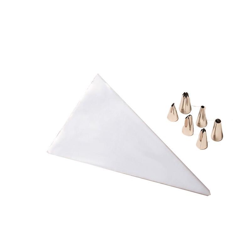 Disposable Pastry Bags with Decorating Nozzle Set Small