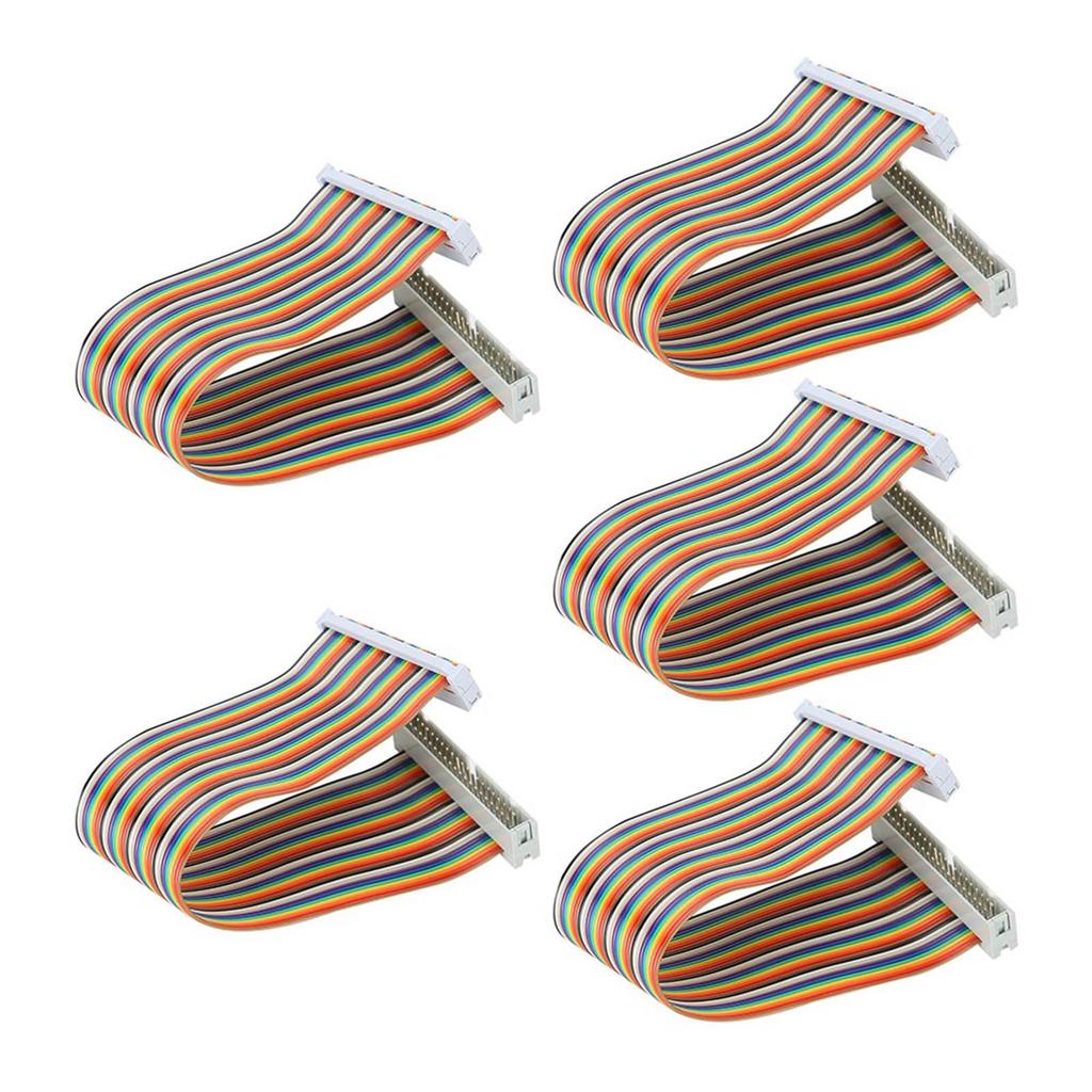 5Pcs GPIO Cable for Raspberry Pi Male To Female 40pin Wire Computer Accessories 20cmMale To Female