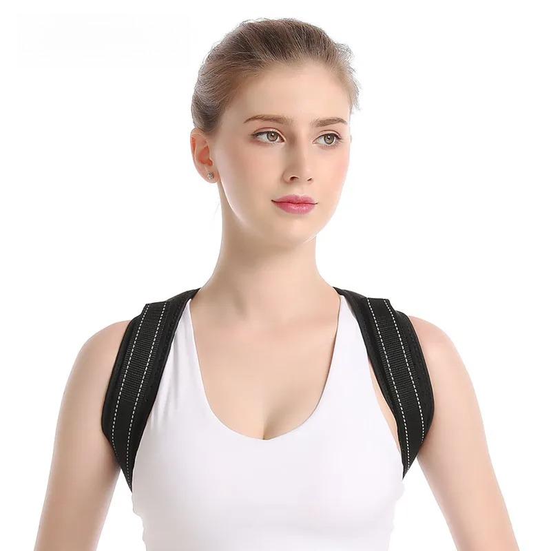 Posture Corrector For Men And Women - Upper Back Brace Straightener With Adjustable Breathable Clavicle Support
