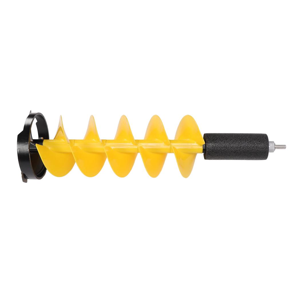Ice Fishing Drill Bit Aluminum Alloy Nylon Ice Auger for Deep Water Areas 8 Inch Rotating Diameter