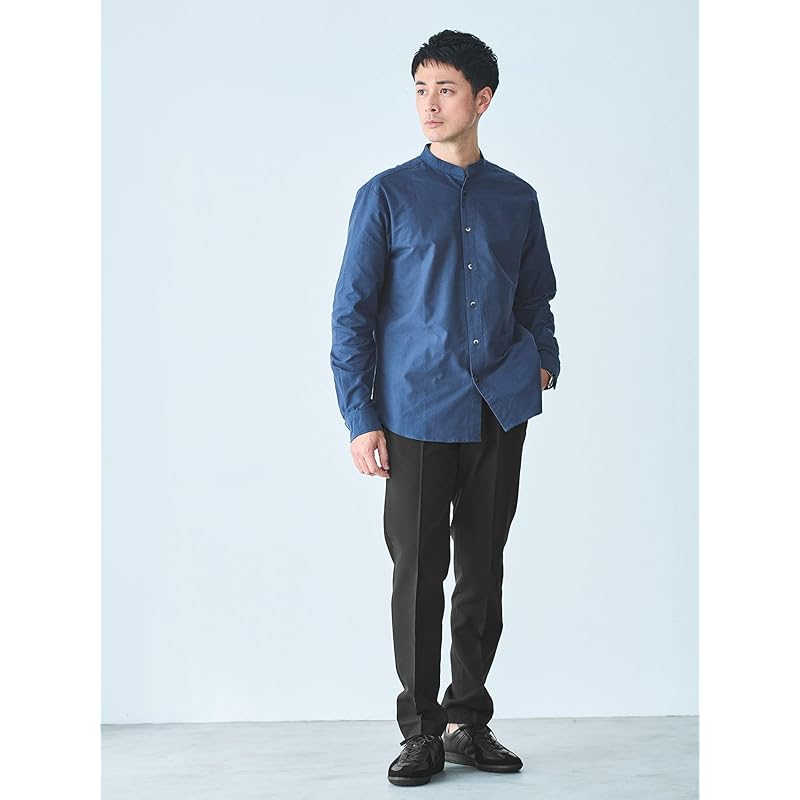 [United Arrows Green Label Relaxing] WEB Limited JUST Fit Band Color Oxford Shirt 32116993061 7990 NAVY(79) XL