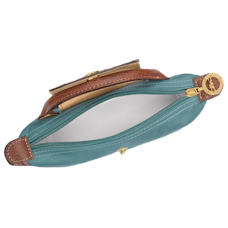 Longchamp Le Pliage Original Series Zapięcie na zatrzask Zamek Błyskawiczny Torba Tote z Nylonu Damska torba tote Eukaliptus 34175089P93