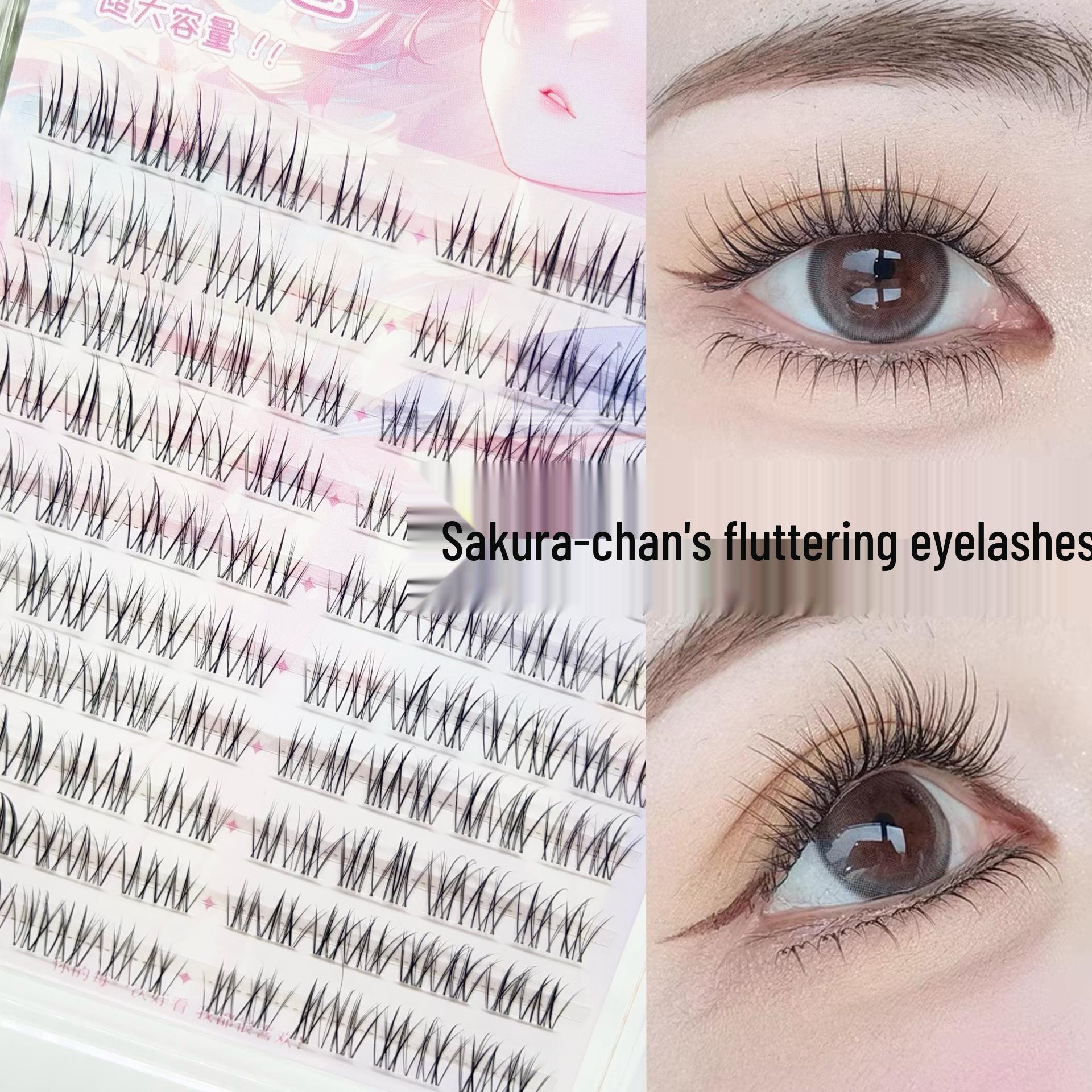 Sakura-chan Natural Mint Thin Fluttering False Eyelashes