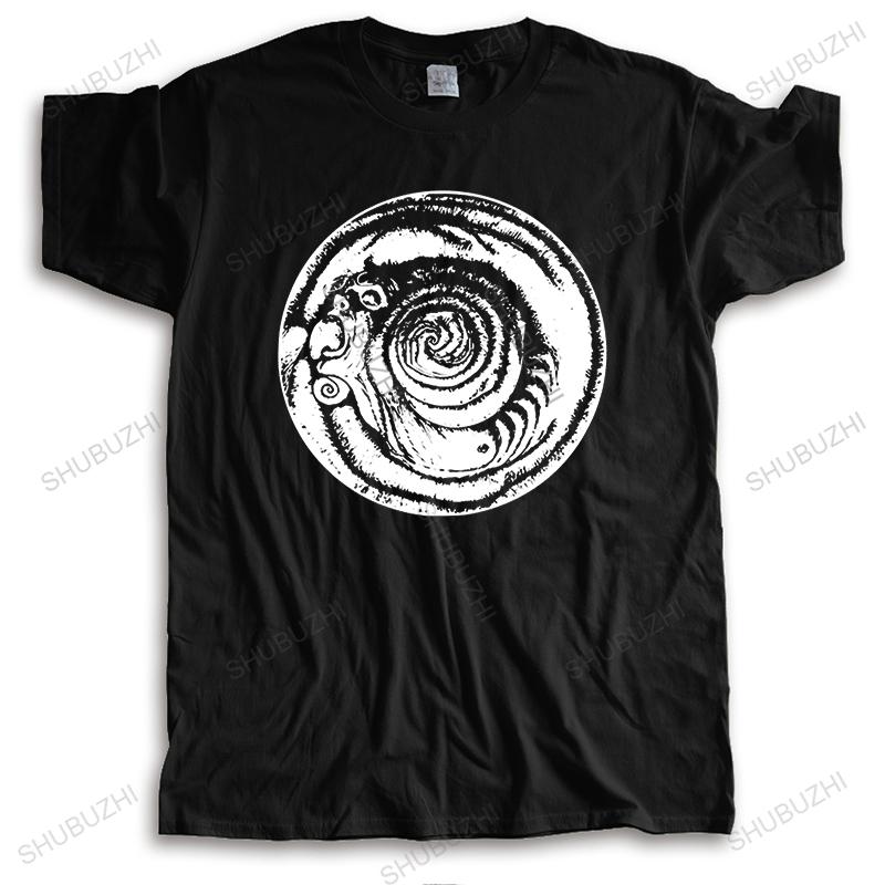 Novelty Unisex T Shirt Junji Ito Uzumaki Unisex Short Sleeve Pure Cotton Tshirt Streetwear Japan Harajuku Anime Unisexga Tee Tops