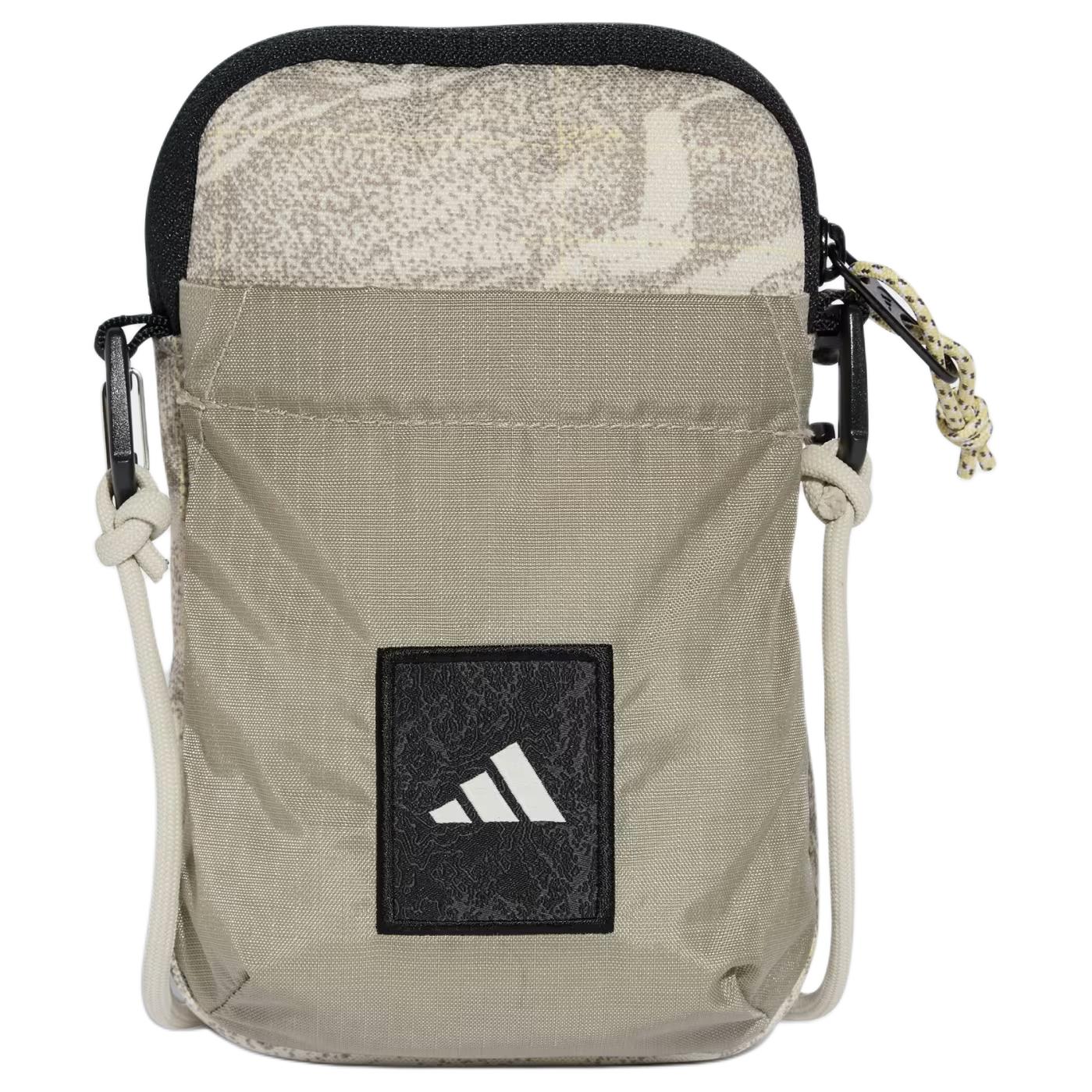 

Новая полиэстеровая сумка через плечо Adidas маленького размера, унисекс, питательный бежевый и белый JD5856 11.9*2.0*19.1CM