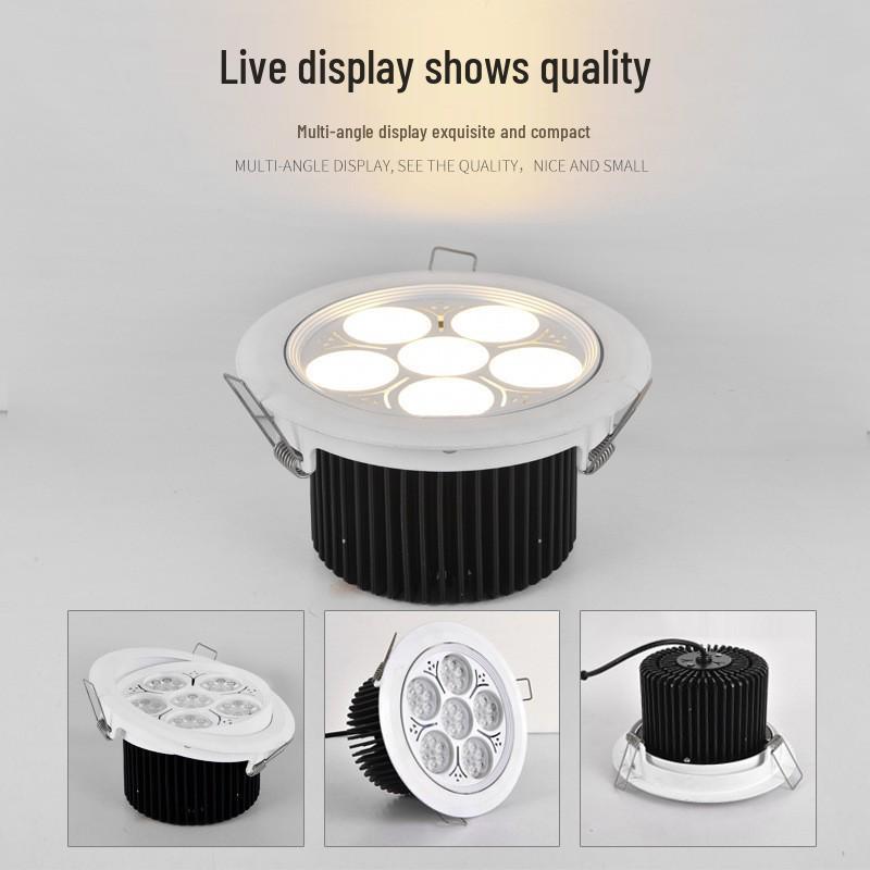 Jade Recessed LED Spotlight - Ultra Bright Ceiling Light for Jewelry Displays