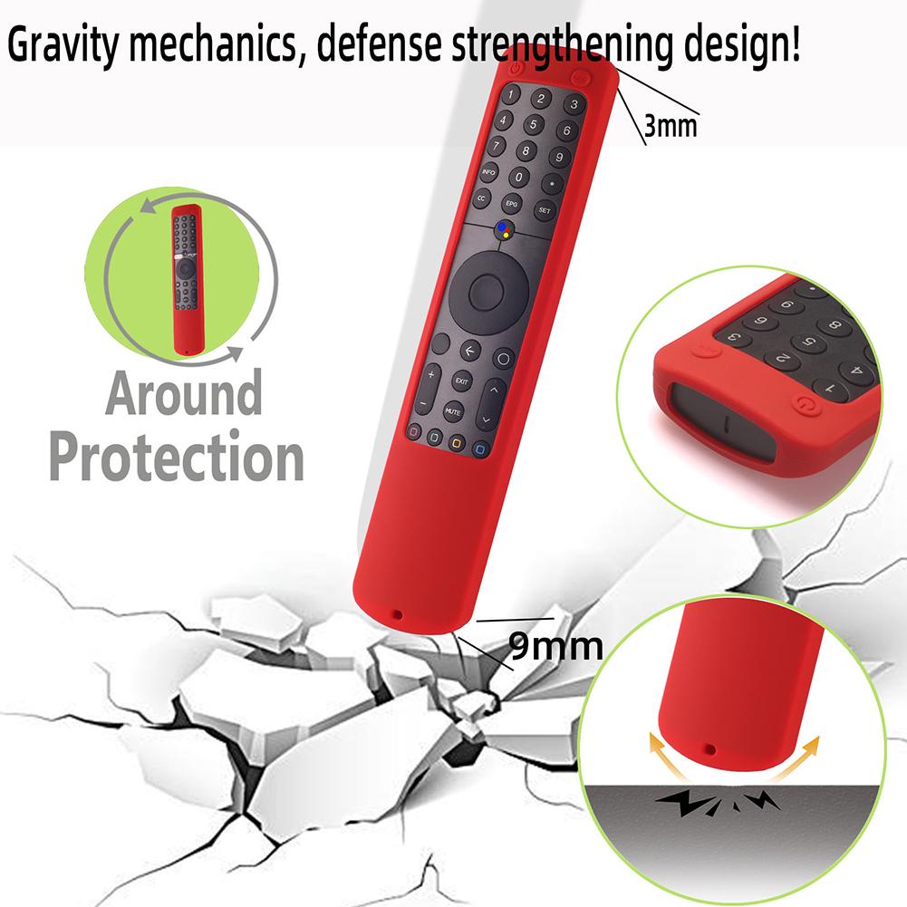Silicone Protective Sleeves Anti Slip Remote Control Case Cover Replacement for Xiaomi XMRM-19 for Xiaomi MI TV P1/P1E/Q1/Q1E/A2