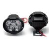 Wasserdichte Motorrad LED Scheinwerfer Lampe mit Schalter 6 LEDs 3000K Zusatz Motocross Licht für Straßenmotorrad