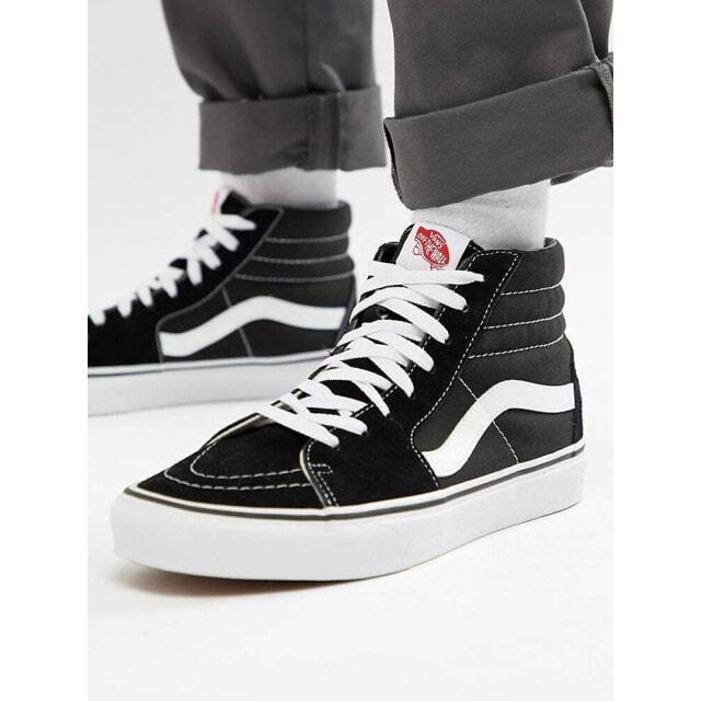 

Черные кроссовки Vans SK8-Hi