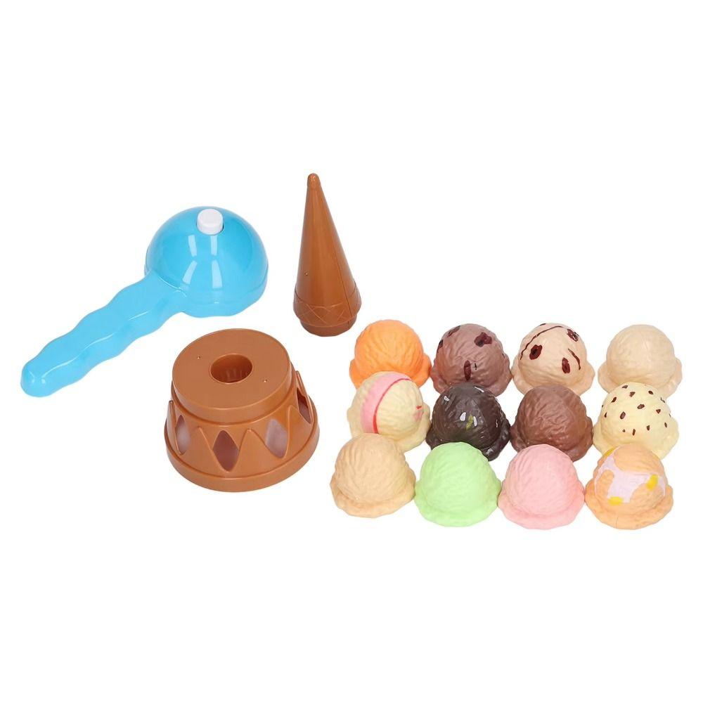 Stackable Ice Cream Stacking Toy Pretend Play Kids Pretend Play Toys  Toddlers Kids