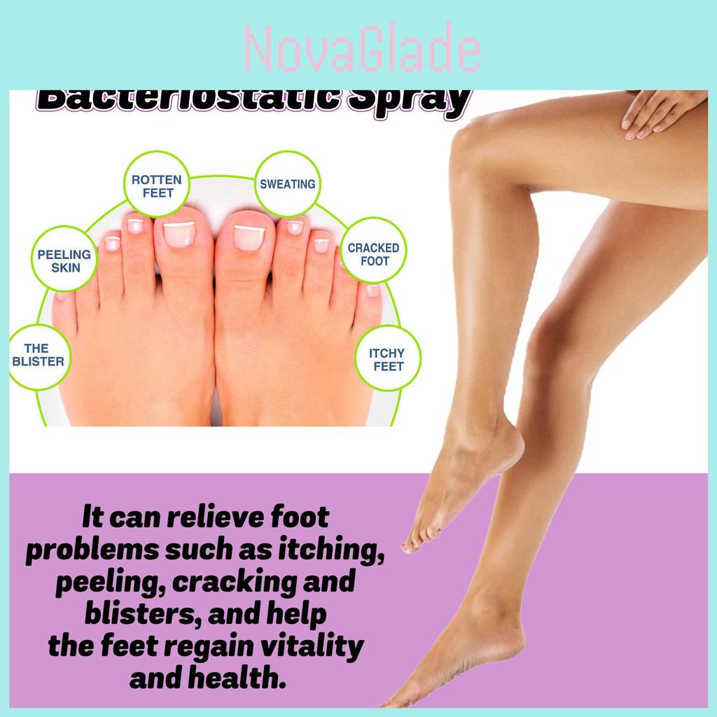 Ximonth Foot Care Spray Refreshing Odor Eliminating Formula For Sweaty Feet And Itch Relief