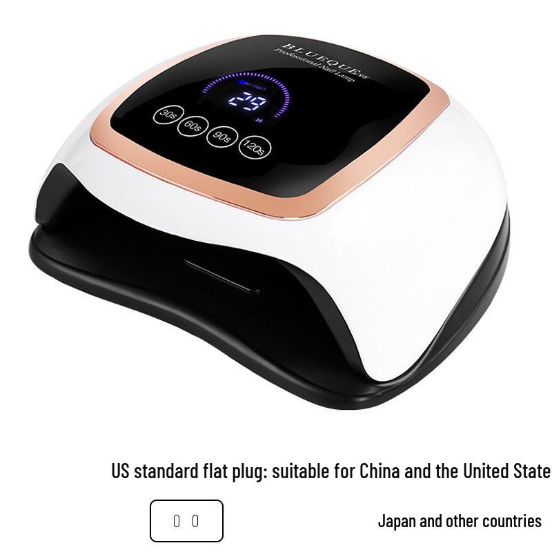 

Лампа для ногтей 168 Вт с быстрой сушкой, ЖК-дисплеем и сенсорным управлением: Светодиодная УФ-лампа для сушки ногтей