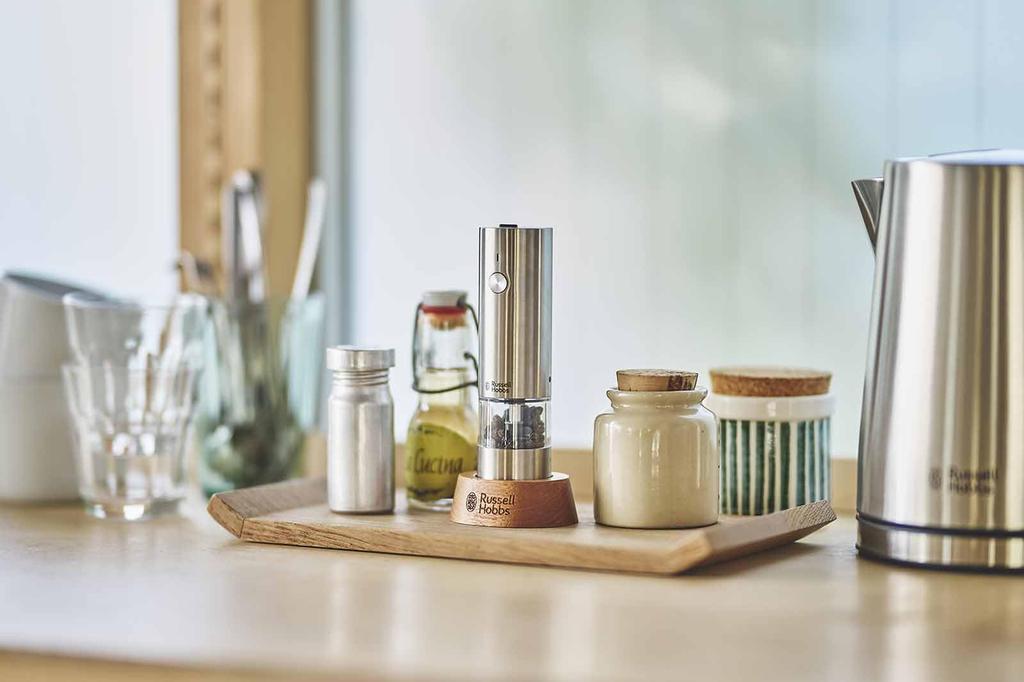 Russell Hobbs Rechargeable Mill Salt Pepper Mini 7941JP &