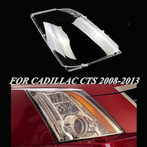 Pair Left + Right Headlight Lens Clear Cover For Cadillac Cts 2008-2013 Us Stock
