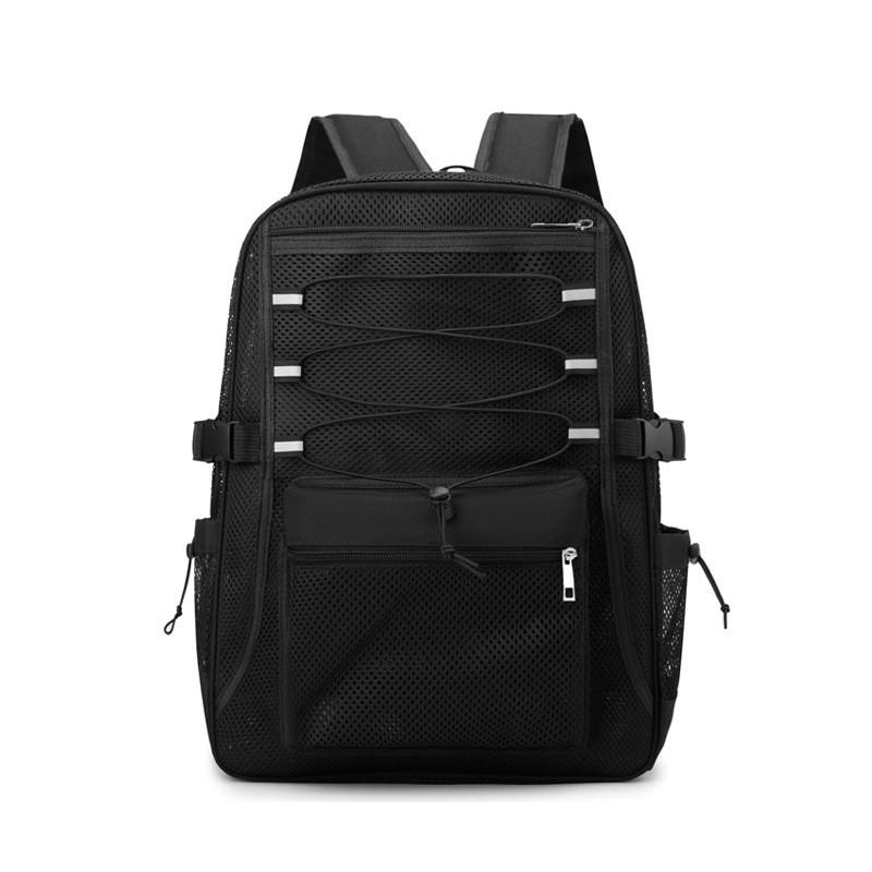 Mesh Hollow Out Fitness Travel Backpack With Breathable Fabric For Daily Use