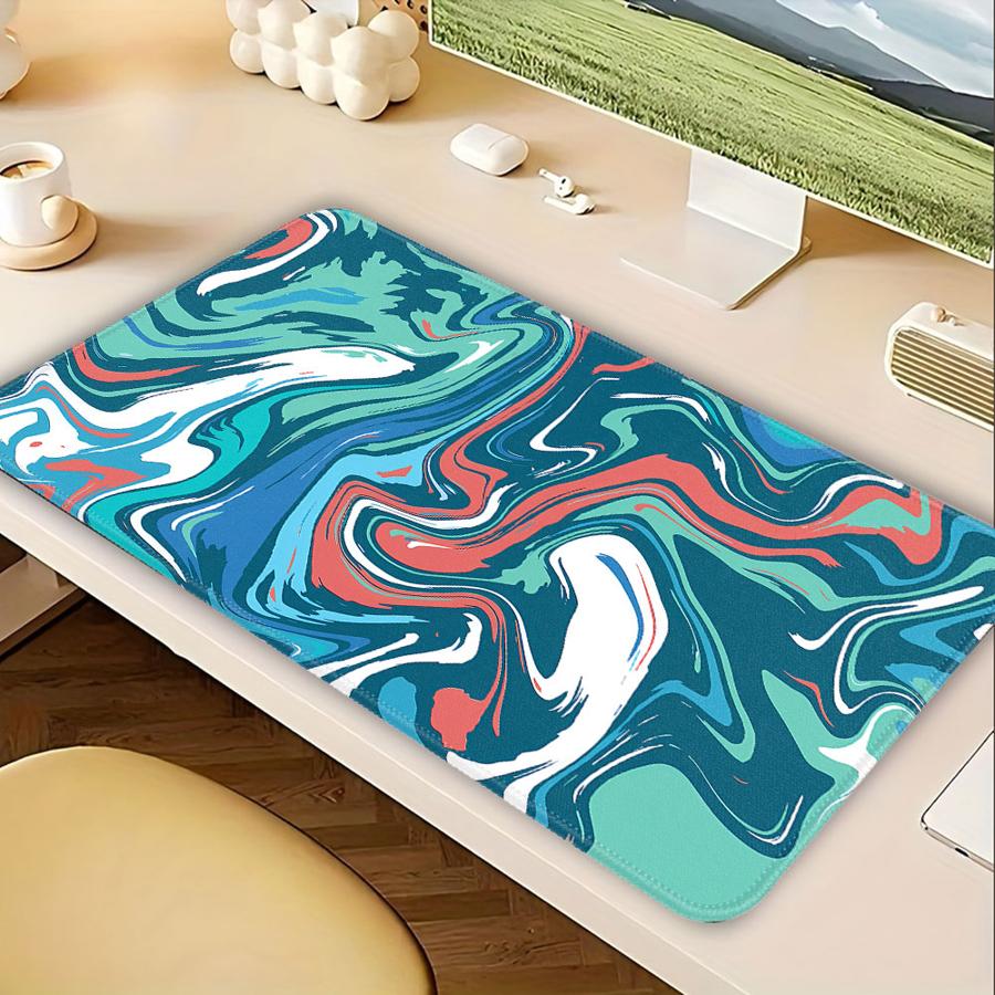 

overlock Mouse Pad Computer Laptop Pad Game Console Pad Desk accessories Keyboard Mouse Pad office Pad Art Splash-ink Painting 220x180x2mm