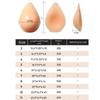Realistic droplet shaped silicone breast prosthesis for role-playing of false nipples after mastectomy