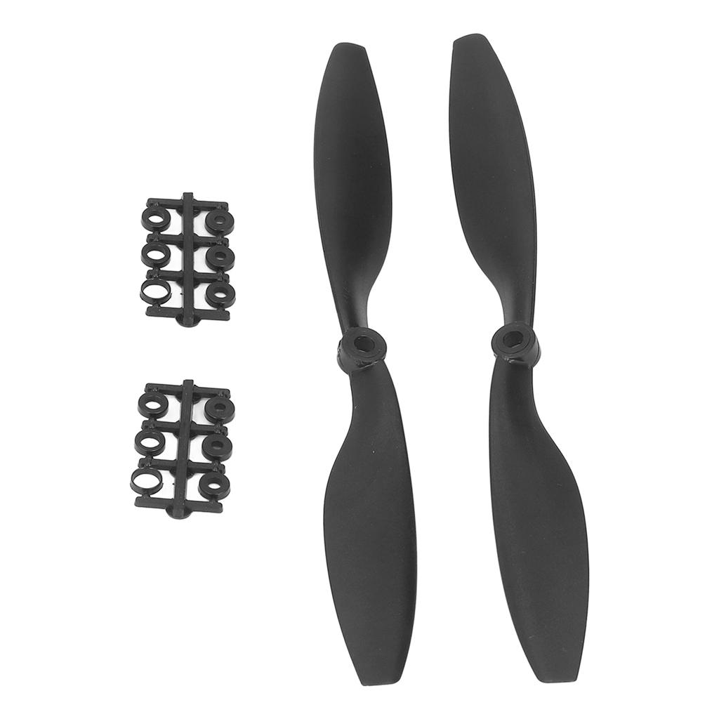 RC Aircraft Propellers Black Nylon Flexible Aerodynamic Design Easy Assembly RC Positive Negative Propellers