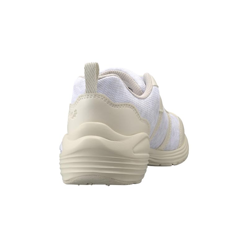 Shunsoku Sneakers for Long Beautiful LEJ cm Kids, Girls, Lightweight, Feet, Legs, 16-23cm, 2E, 8170, Ivory, 17.0