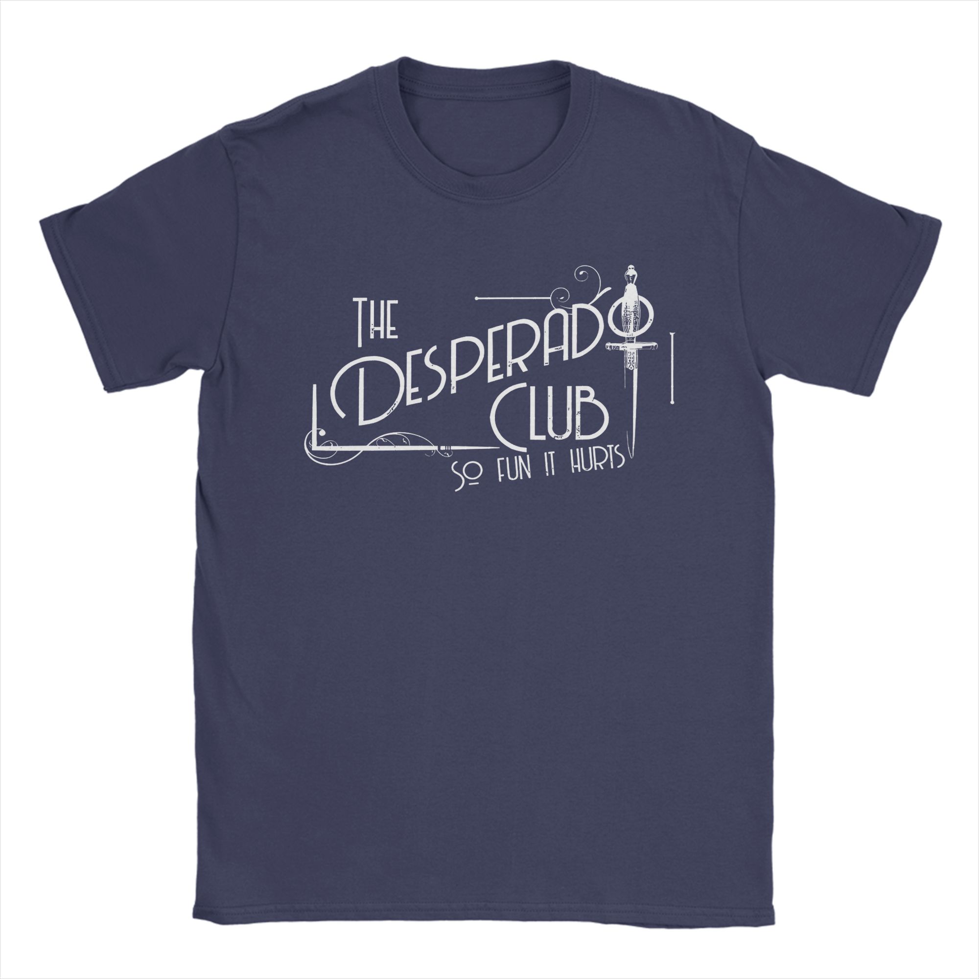 

Mens TShirt The Desperado Club So Fun It Hurt Dungeon Crawler Carl Crazy 100 Cotton Tee Shirt T Shirts Round Neck Tops 4XL