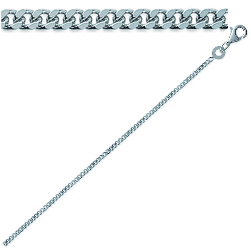 Les Trésors De Lily [C7462] - Silver Chain 'Maille Curb' 45 Cm 1. 6 Mm