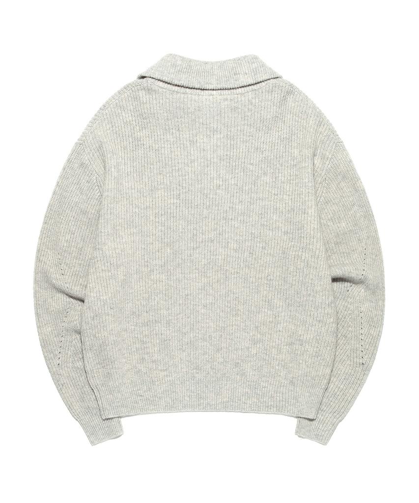 LEE Half-Zip Knit Oatmeal