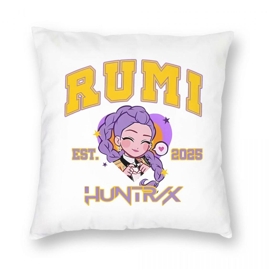 Kpop Demon Hunters Saja Boys Pillowcase Printed Polyester Cushion Cover Gift Pillow Case Cover Home Square 40X40Cm