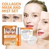 50ml Kollagenfilm-Spray-Set, Kollagen-lösbarer Film, Faltenreduzierende und straffende Gesichtsmaske