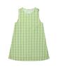 Ames Worldwide Check Layered Dress Green