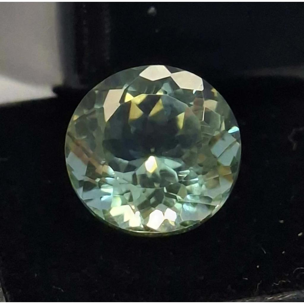 Natural Green Parti Sapphire 5-7 Ct Round Cut Certified Fabulous Loose Gemstone