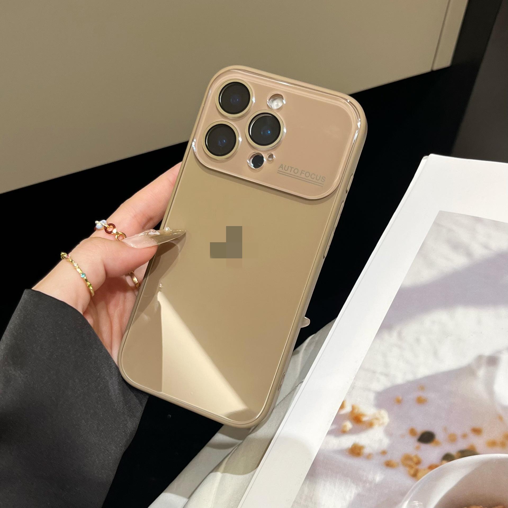 

Ice-Feeling Macaron Large Window Phone Case for iPhone 11-14 Pro Max iPhone 17