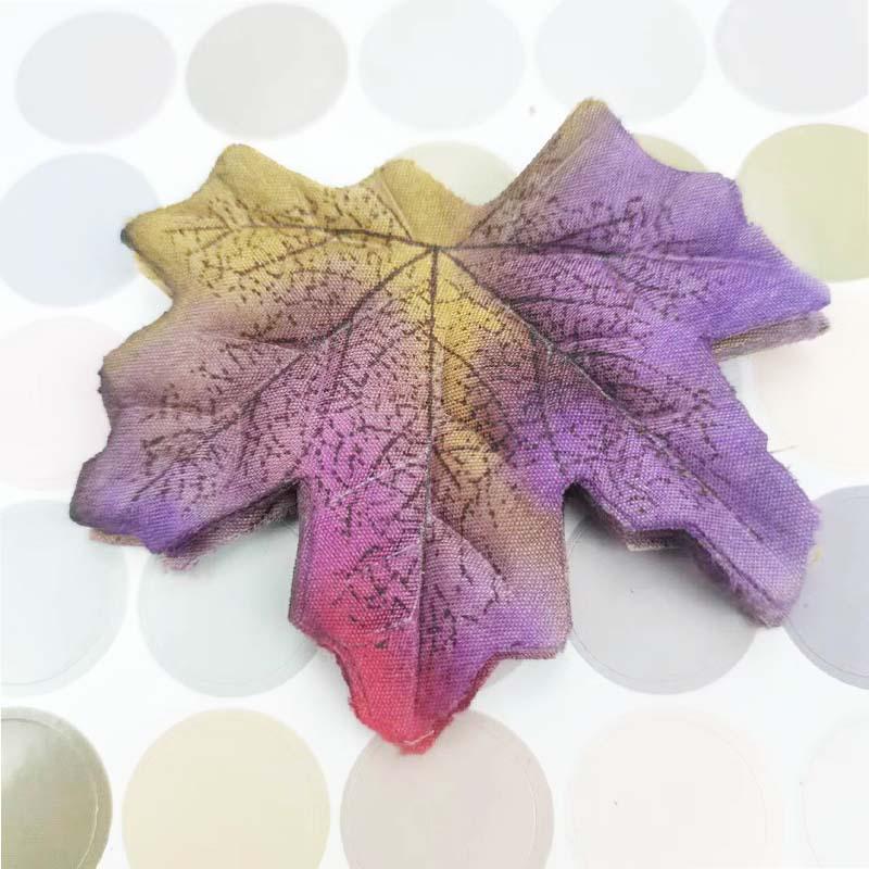 50Pcs  Artificial Maple Leaves for Home Decoration, Simulation Fake Fall Leaves, Autumn Leaves, Wedding Party, Fabric