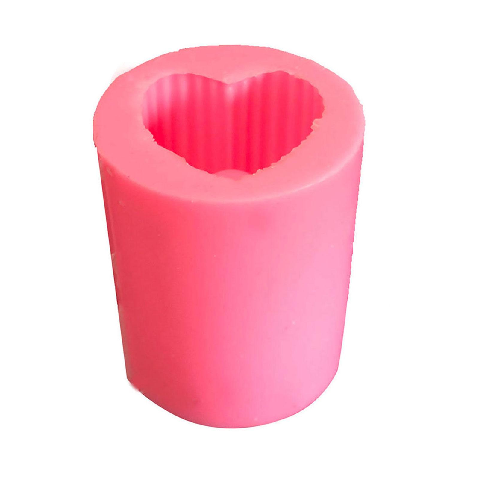 

Форма для подсвечника в форме сердца для изготовления подсвечника из гипса, украшения для дома, литье из эпоксидной смолы своими руками