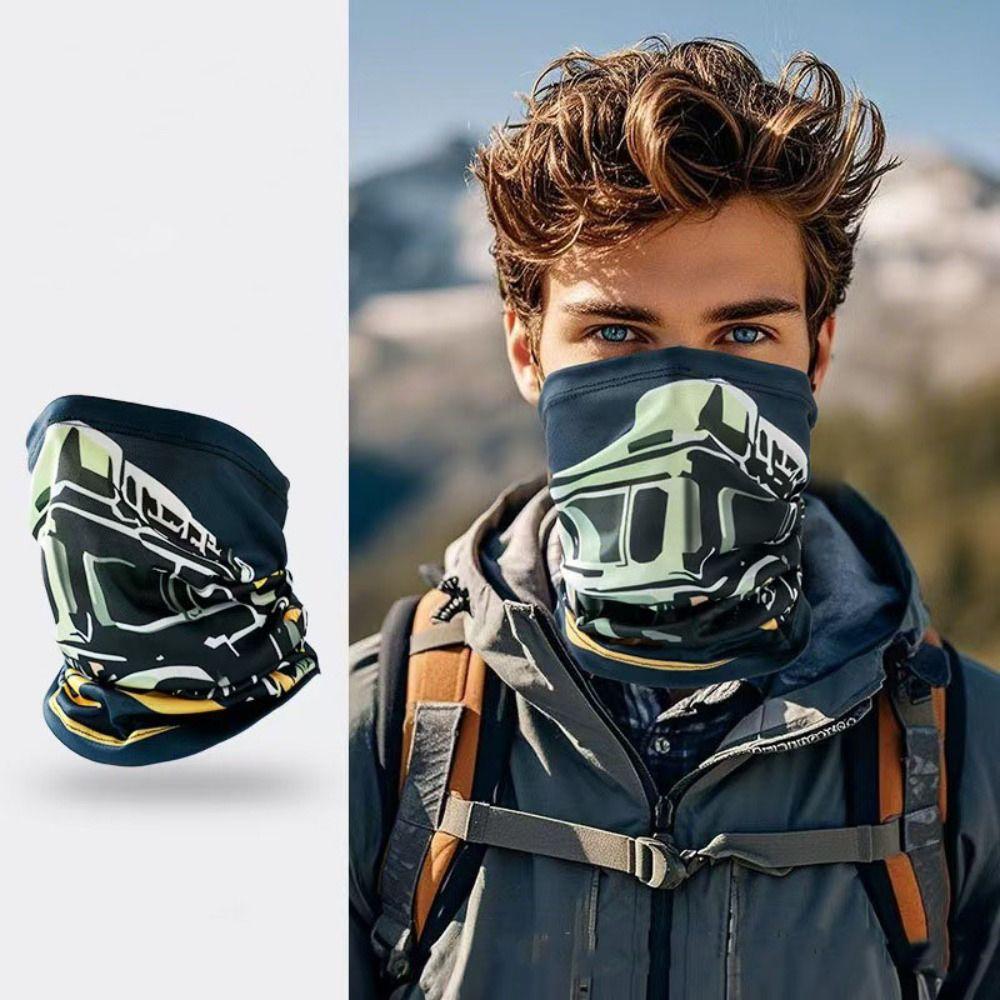 

Breathable Ice Silk Mask Lightweight UV Protection Mask Polyester UPF50+ Sunscreen Mask Riding Style3