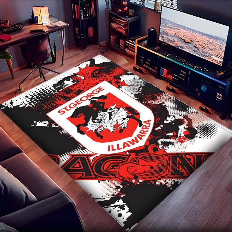 St George Illawarra Polyester Carpet, Soft Indoor Mat for Office Chair, Living Room, Computer Desk - Decorative Home Office Rug Design