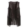 Women's Spring and Summer Thin Fringe Horse Clip Women Slim Slim Sleeveless Vest Top