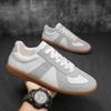 New German Training Men's Shoes Spring and Autumn Trends with Student Casual Board Shoes Men's Live Streaming Forrest Gump Shoes Men's White Shoes
