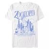Zootopia Travel Poster T-Shirt for Adults - Zootopia 2 Size S-5XL Reprint