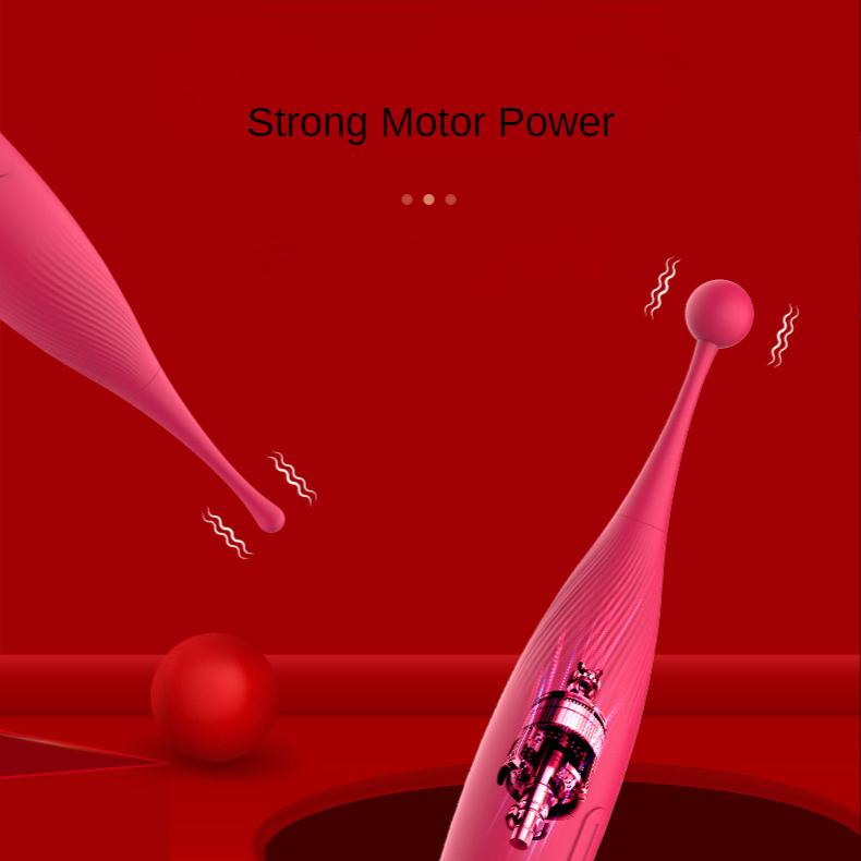 Sex Toy G-Spot Vibrator Massage Clitoris Stimulate Female Masturbation Mute Charging Honey Bean Stick Three-Head Climax